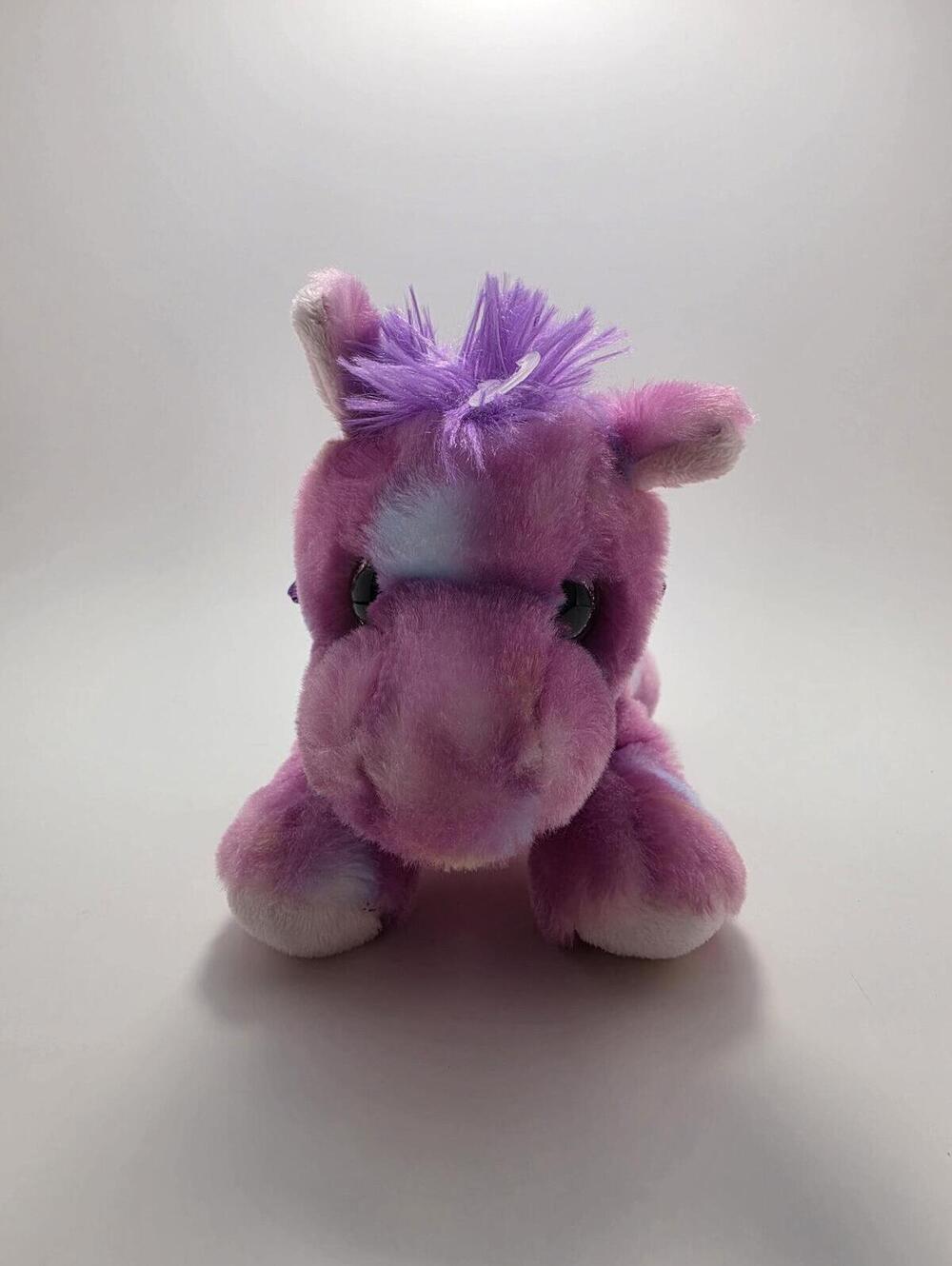 Aurora Tutti Frutti Purple Blue Pegasus Plush Winged Horse (6 inch)